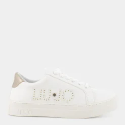 LIU-JO Sneakers^4A3703 Alicia White/Gold - Sneakers Bianco