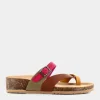 BIONATURA Sandali^12 A456 Gaucho Senape/Cognac/Fuxia/Taupe - Sandali Multicolor