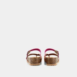BIONATURA Sandali^12 A456 Gaucho Senape/Cognac/Fuxia/Taupe - Sandali Multicolor