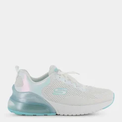 SKECHERS Sportive^149123 Air Stratus White / Light Blue Iridescent / White - Sportive Bianco