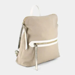 LADY NICE Borse^Am-E21-101 Taupe- Bianco - Borse Beige