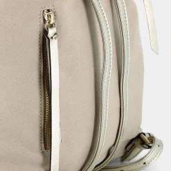 LADY NICE Borse^Am-E21-101 Taupe- Bianco - Borse Beige