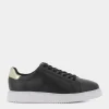 LAUREN RALPH LAUREN Sneakers^802875886 Angeline Black-Pale Gold - Sneakers Nero