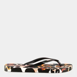 IPANEMA Infradito^83306 Animal Print Ii Black/Orange - Infradito Nero
