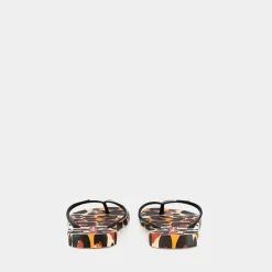 IPANEMA Infradito^83306 Animal Print Ii Black/Orange - Infradito Nero