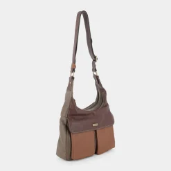 ESSEM Borse^Ap-I22-05 - Caffe-Cuoio-Fango - Borse Marrone
