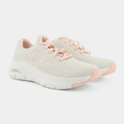 SKECHERS Sportive^149057 Arch Fit Natural Mesh / Coral - Sportive Beige