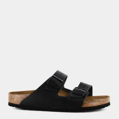 BIRKENSTOCK Sandali^Arizona 51193 Smooth Leather Uomo Black Leather - Sandali Nero