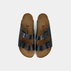 BIRKENSTOCK Sandali^Arizona 51193 Smooth Leather Uomo Black Leather - Sandali Nero