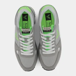 AVIREX Sneakers^Av21M40600 Isaac Ciment Lime - Sneakers Grigio