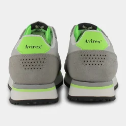 AVIREX Sneakers^Av21M40600 Isaac Ciment Lime - Sneakers Grigio