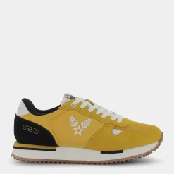 AVIREX Sneakers^Av21M40600 Isaac Soleil Black - Sneakers Giallo
