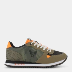 AVIREX Sneakers^Av11M60619 Launch Green Camo - Sneakers Verde