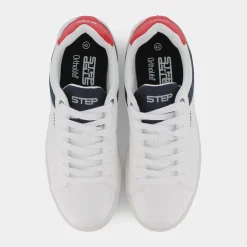 STEP BY STEP Sneakers^Aw-E22U-54 Blu Off White - Sneakers Bianco