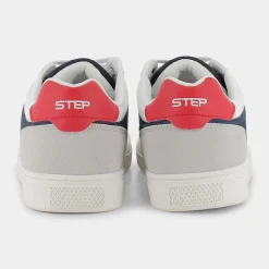 STEP BY STEP Sneakers^Aw-E22U-54 Blu Off White - Sneakers Bianco