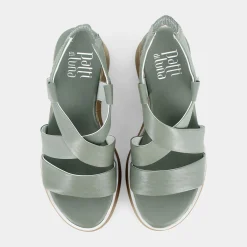 PATTI DI LUNA Sandali^Bi-E22D-05 - Oliva - Sandali Verde