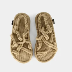 BOHONOMAD Sandali^Bo.0010 Bodrum Platform W Sandali Beige