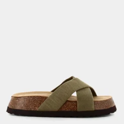 ESSEM Sandali^Bp-E23D-06 - Khaki - Sandali Verde