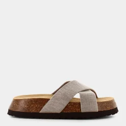 ESSEM Sandali^Bp-E23D-06 - Taupe - Sandali Beige