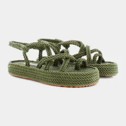 SHEEN Sandali^Bz-E23D-01 Sandali Verde
