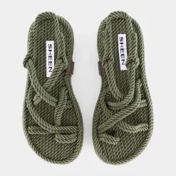 SHEEN Sandali^Bz-E23D-01 Sandali Verde