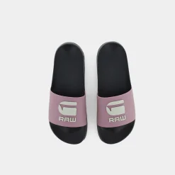 G STAR Ciabatte^2141026207 Cart Iii Ctr W Nero/Malva - Ciabatte Multicolor