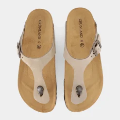 GRUNLAND Sandali^Cc0001 Sara Taupe - Sandali Beige