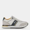 CONTE OF FLORENCE Sneakers^Cf21M60720 Scarlino Ocra Blu - Sneakers Bianco