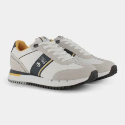 CONTE OF FLORENCE Sneakers^Cf21M60720 Scarlino Ocra Blu - Sneakers Bianco
