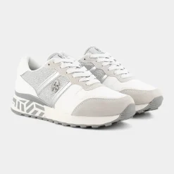 CONTE OF FLORENCE Sneakers^Cf21W42756 Dalila White Silver - Sneakers Grigio