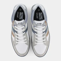 STEP BY STEP Sneakers^Ci-E22U-12 Grigio Blu - Sneakers Bianco