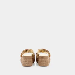 DEALIADI Sandali^Cl-E23D-07 - Cuoio / Oro - Sandali Marrone