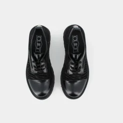 CULT Stringate^Clw340202 Low W Zebra Pr.Net/Br.Leather Black Stringate Nero