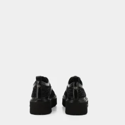 CULT Stringate^Clw340202 Low W Zebra Pr.Net/Br.Leather Black Stringate Nero