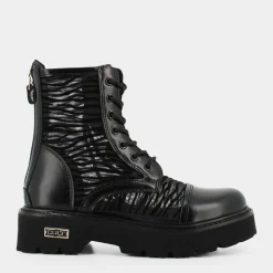 CULT Tronchetti^Clw340303 Mid W Zebra Pr.Net/Br.Leat. Black Tronchetti Nero