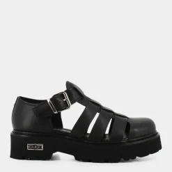 CULT Stringate^Clw362600 Sandal W Leather Black Stringate Nero