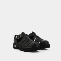 CULT Stringate^Clw362600 Sandal W Leather Black Stringate Nero
