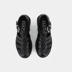 CULT Stringate^Clw362600 Sandal W Leather Black Stringate Nero