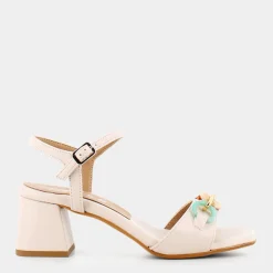LADY NICE Sandali^Cm-E23D-05 Panna - Sandali Beige