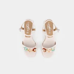 LADY NICE Sandali^Cm-E23D-05 Panna - Sandali Beige