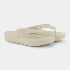 CROCS Infradito^Cr.207714 Classic Platform Flip Bone - Infradito Beige