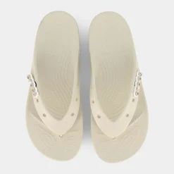 CROCS Infradito^Cr.207714 Classic Platform Flip Bone - Infradito Beige
