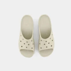 CROCS Ciabatte^Cr.208180 Classic Platform Slide W Bone - Ciabatte Beige