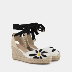 SHEEN Espadrillas^Cr-E22D-03 Campesina Bianco