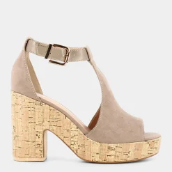 SHEEN Sandali^Cr-E22D-41 Taupe - Sandali Beige