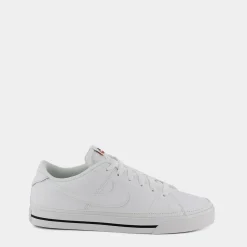 NIKE Sportive^Cu414 Court Legacy White/ White Black - Sportive Bianco
