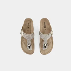 GEOX Sandali^D35Lsk000Cfc5004 Brionia Pietra - Sandali Beige