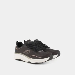 SKECHERS Sportive^149837 D'Lux Fitness Black Mesh/Rose Gold - Sportive Nero