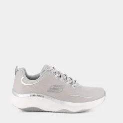 SKECHERS Sportive^149837 D'Lux Fitness Gray Mesh/Silver - Sportive Grigio