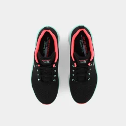 SKECHERS Sportive^149368 D'Lux Walker Black Mesh/Mint Trim - Sportive Nero